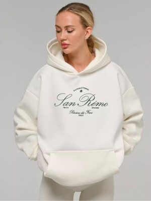 WHITE HOODIE